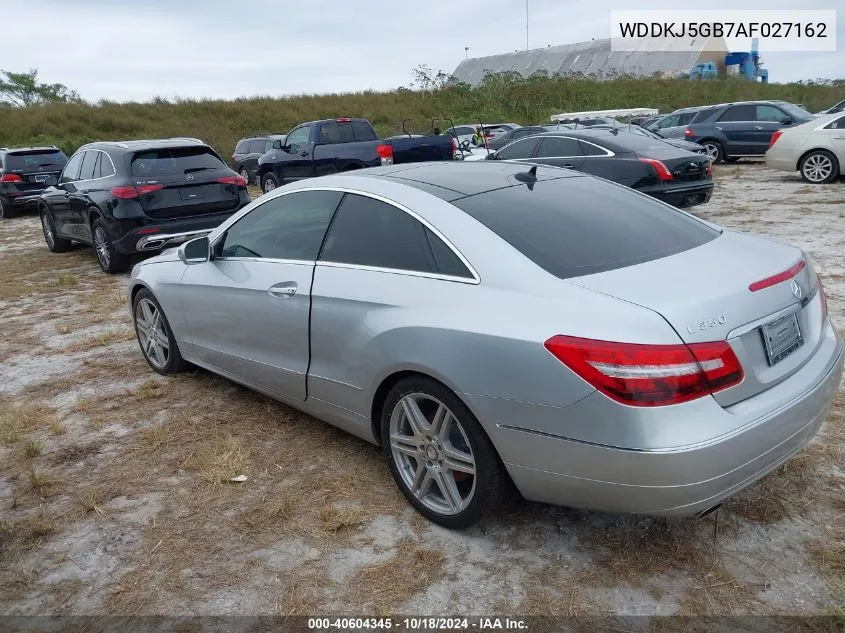 2010 Mercedes-Benz E 350 VIN: WDDKJ5GB7AF027162 Lot: 40604345