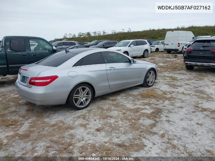 2010 Mercedes-Benz E 350 VIN: WDDKJ5GB7AF027162 Lot: 40604345