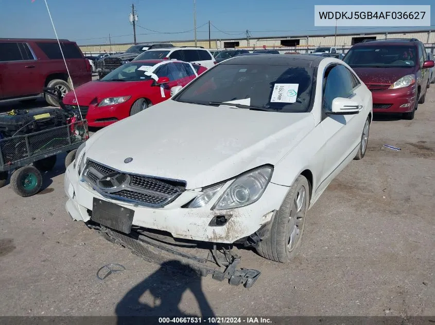 2010 Mercedes-Benz E 350 VIN: WDDKJ5GB4AF036627 Lot: 40667531