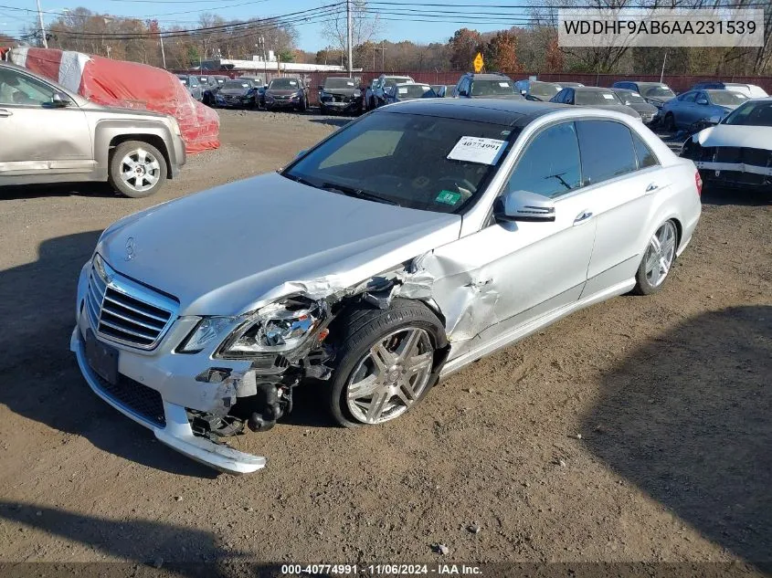 2010 Mercedes-Benz E 550 4Matic VIN: WDDHF9AB6AA231539 Lot: 40774991