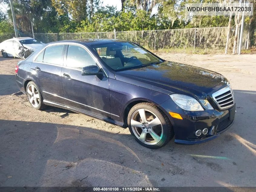 WDDHF8HB6AA172038 2010 Mercedes-Benz E 350 4Matic