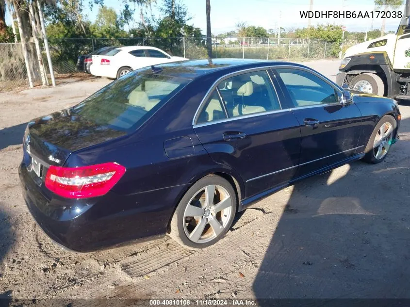 WDDHF8HB6AA172038 2010 Mercedes-Benz E 350 4Matic