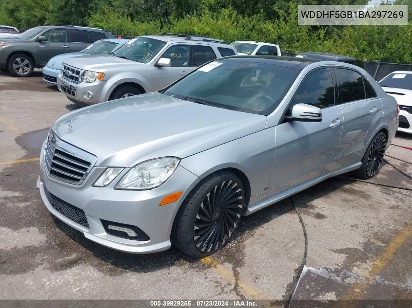 2011 Mercedes-Benz E 350 VIN: WDDHF5GB1BA297269 Lot: 39929255