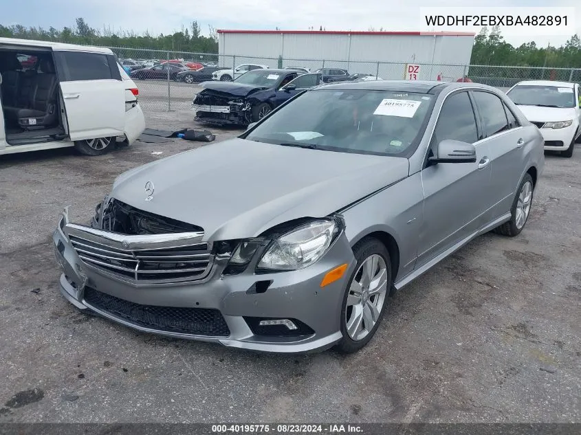 2011 Mercedes-Benz E 350 Bluetec VIN: WDDHF2EBXBA482891 Lot: 40195775