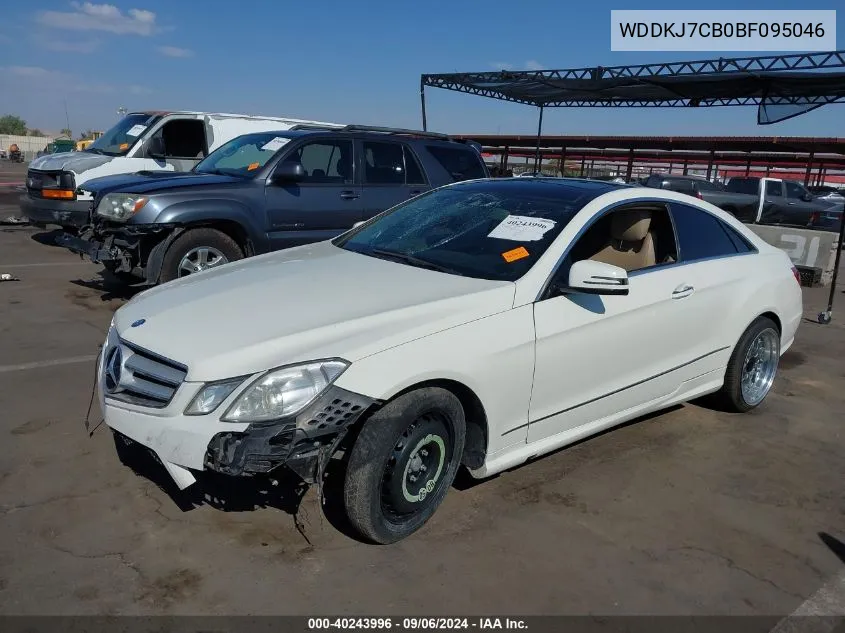 2011 Mercedes-Benz E 550 VIN: WDDKJ7CB0BF095046 Lot: 40243996