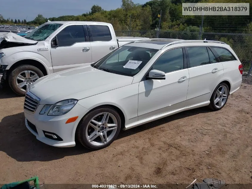 2011 Mercedes-Benz E 350 350 4Matic Wagon VIN: WDDHH8HB2BA318379 Lot: 40319621