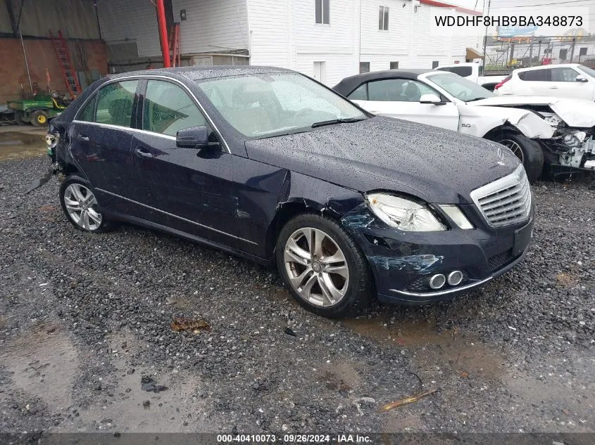 2011 Mercedes-Benz E 350 4Matic VIN: WDDHF8HB9BA348873 Lot: 40410073