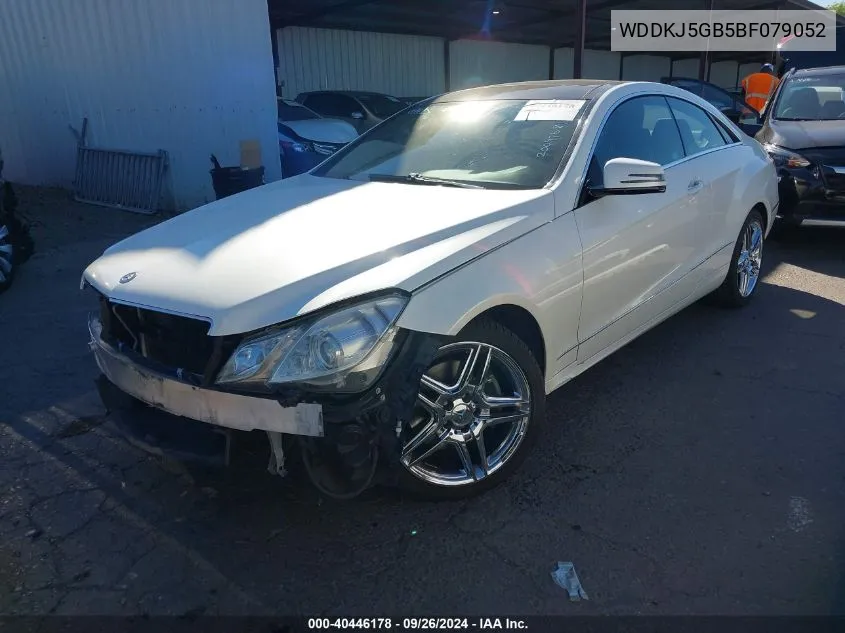 2011 Mercedes-Benz E 350 350 VIN: WDDKJ5GB5BF079052 Lot: 40446178