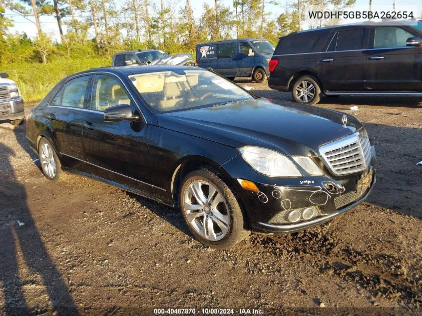 2011 Mercedes-Benz E 350 350 VIN: WDDHF5GB5BA262654 Lot: 40487870