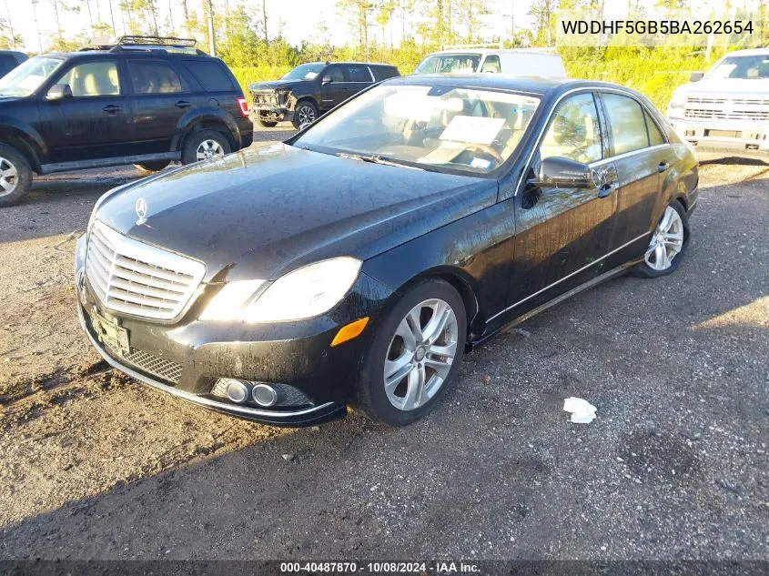 2011 Mercedes-Benz E 350 350 VIN: WDDHF5GB5BA262654 Lot: 40487870