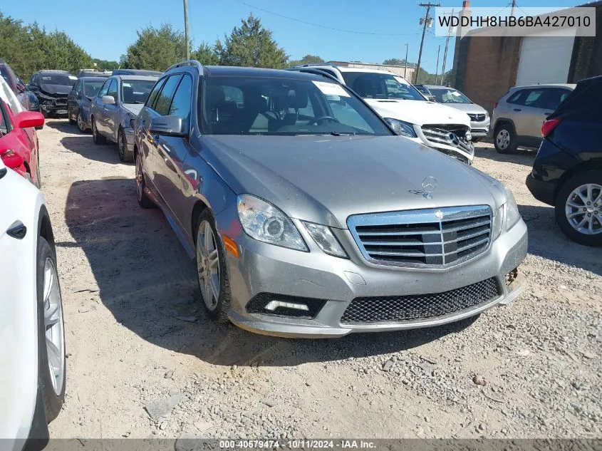 2011 Mercedes-Benz E 350 4Matic VIN: WDDHH8HB6BA427010 Lot: 40579474