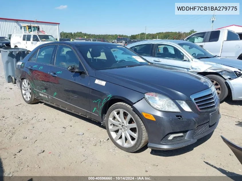 2011 Mercedes-Benz E 550 VIN: WDDHF7CB1BA279775 Lot: 40596660