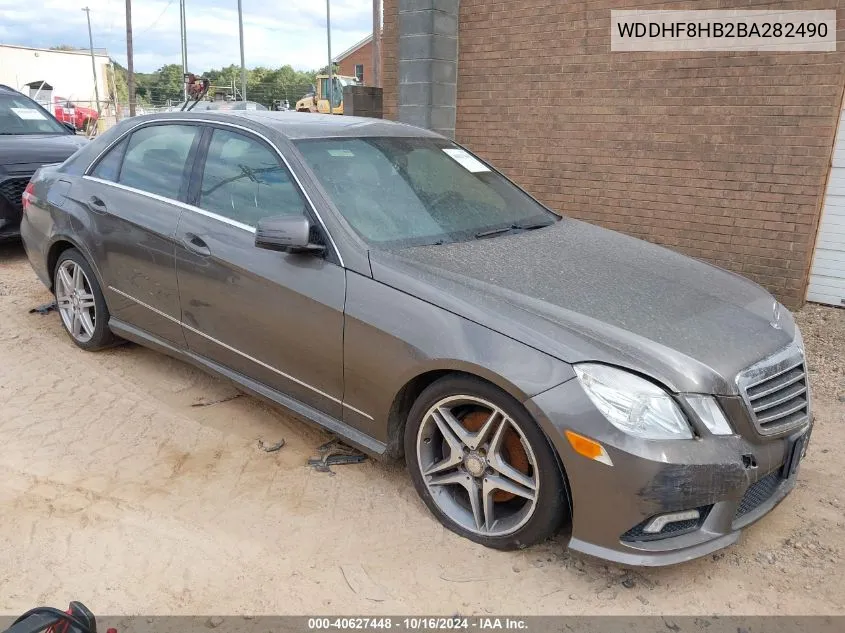 2011 Mercedes-Benz E 350 4Matic VIN: WDDHF8HB2BA282490 Lot: 40627448