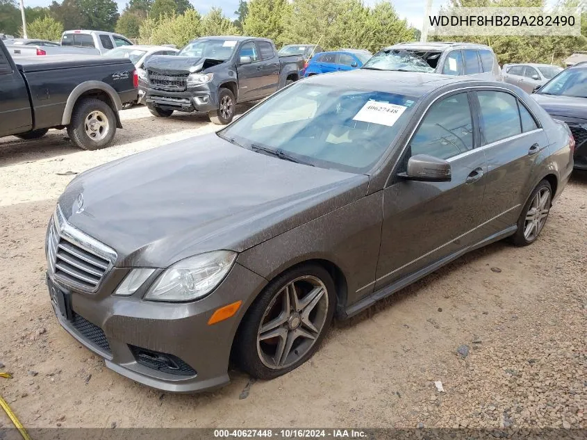 2011 Mercedes-Benz E 350 4Matic VIN: WDDHF8HB2BA282490 Lot: 40627448