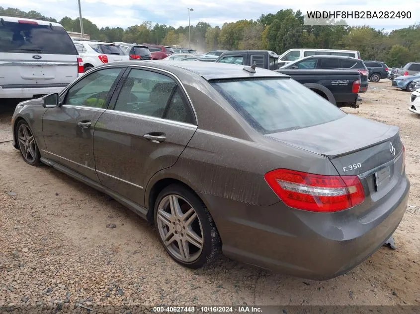 2011 Mercedes-Benz E 350 4Matic VIN: WDDHF8HB2BA282490 Lot: 40627448