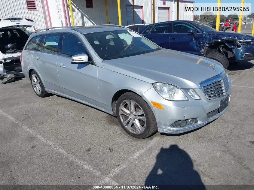 2011 Mercedes-Benz E 350 4Matic VIN: WDDHH8HB8BA295965 Lot: 40808834