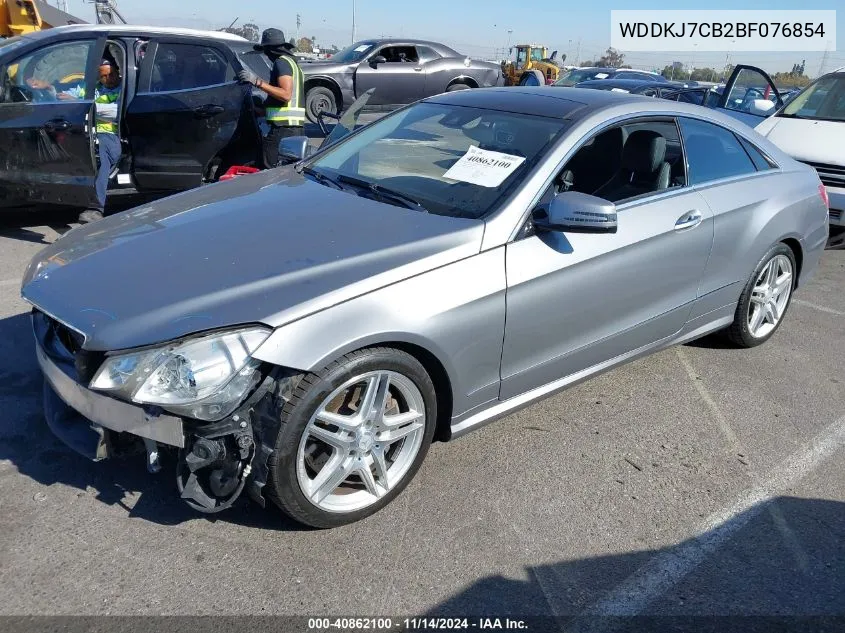 2011 Mercedes-Benz E 550 VIN: WDDKJ7CB2BF076854 Lot: 40862100