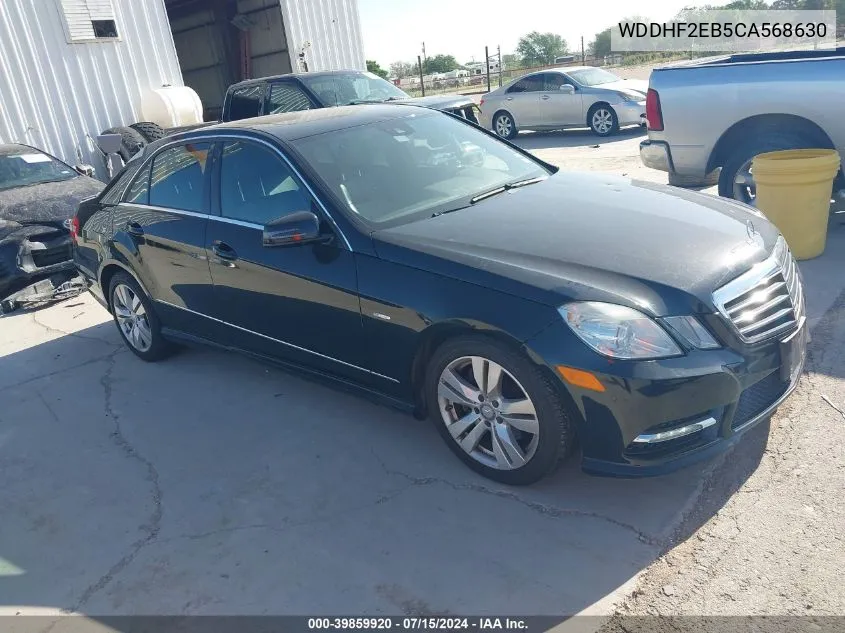 2012 Mercedes-Benz E 350 Bluetec VIN: WDDHF2EB5CA568630 Lot: 39859920