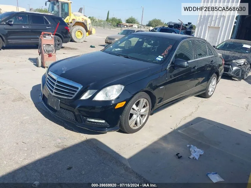 2012 Mercedes-Benz E 350 Bluetec VIN: WDDHF2EB5CA568630 Lot: 39859920