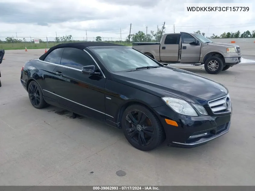 2012 Mercedes-Benz E 350 VIN: WDDKK5KF3CF157739 Lot: 39862993