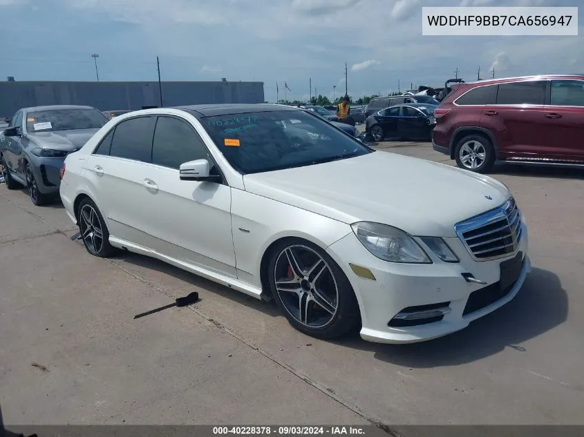 2012 Mercedes-Benz E 550 4Matic VIN: WDDHF9BB7CA656947 Lot: 40228378