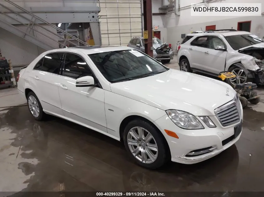 2012 Mercedes-Benz E 350 4Matic VIN: WDDHF8JB2CA599830 Lot: 40299329