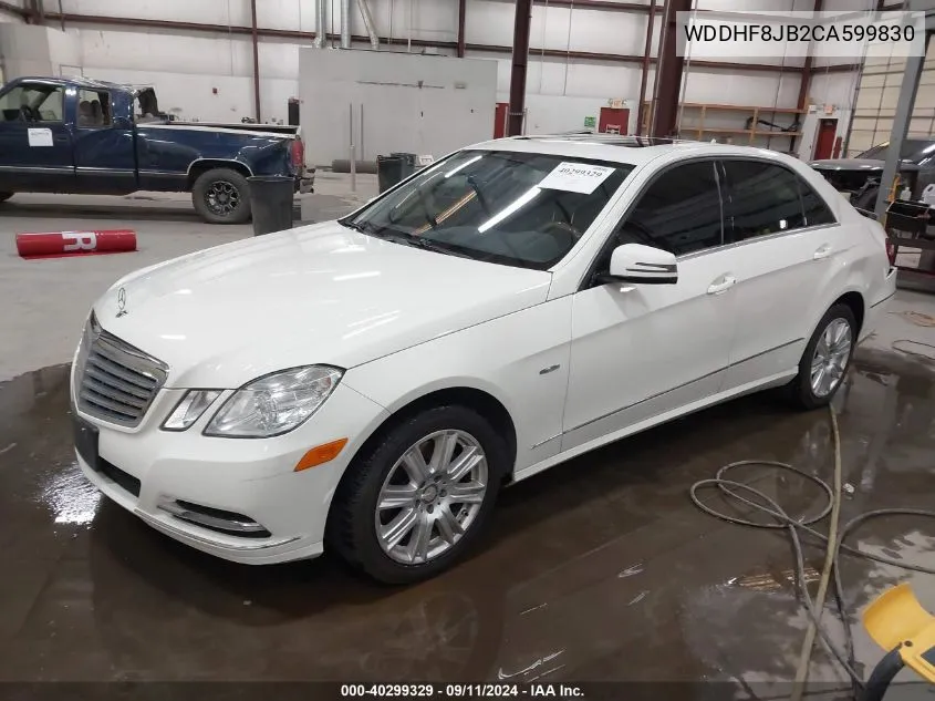 2012 Mercedes-Benz E 350 4Matic VIN: WDDHF8JB2CA599830 Lot: 40299329