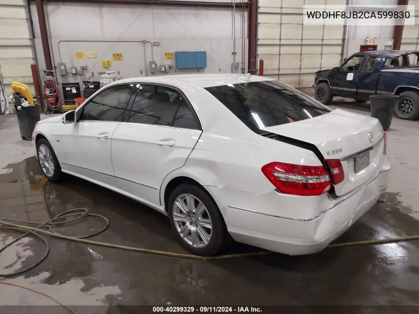 2012 Mercedes-Benz E 350 4Matic VIN: WDDHF8JB2CA599830 Lot: 40299329