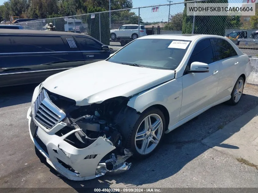 2012 Mercedes-Benz E 350 VIN: WDDHF5KB1CA606604 Lot: 40303299