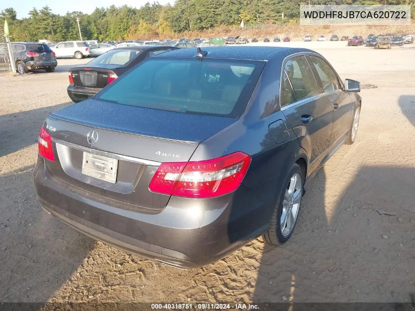 2012 Mercedes-Benz E 350 350 4Matic VIN: WDDHF8JB7CA620722 Lot: 40318751