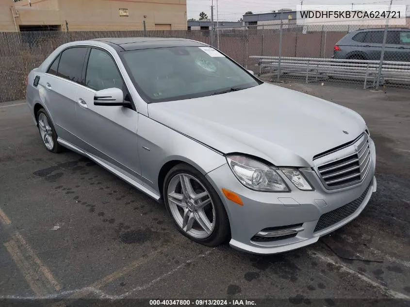 2012 Mercedes-Benz E 350 VIN: WDDHF5KB7CA624721 Lot: 40347800