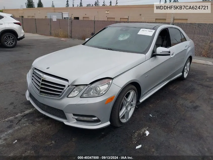 2012 Mercedes-Benz E 350 VIN: WDDHF5KB7CA624721 Lot: 40347800