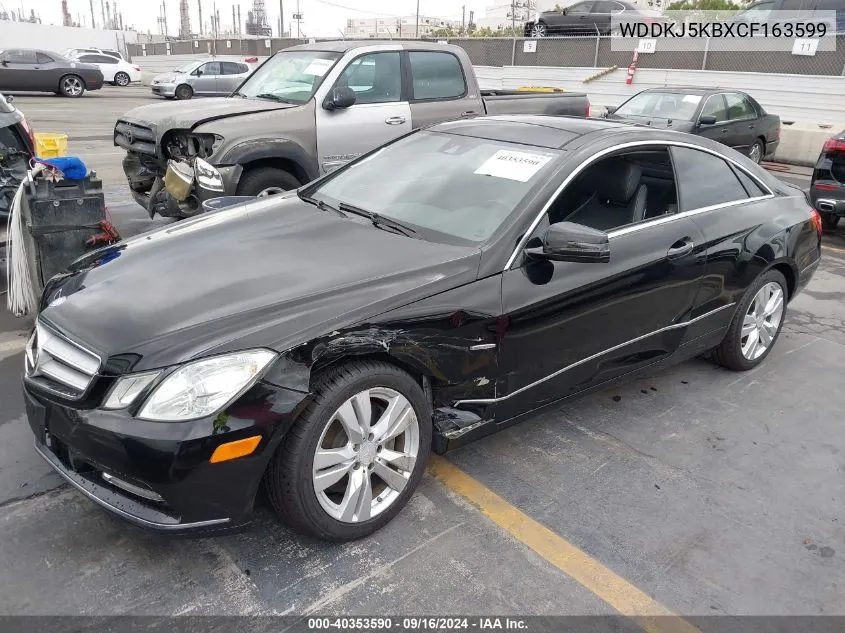 2012 Mercedes-Benz E 350 VIN: WDDKJ5KBXCF163599 Lot: 40353590