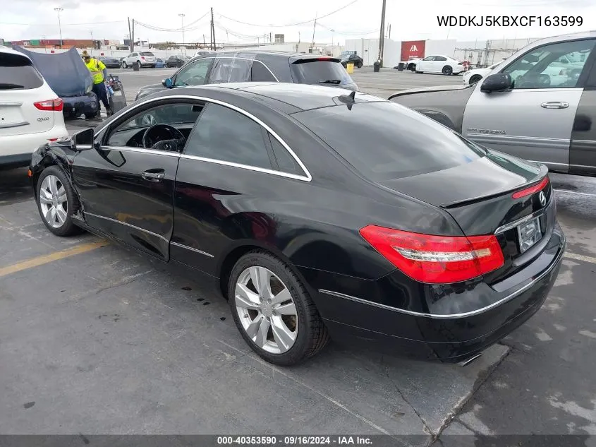 2012 Mercedes-Benz E 350 VIN: WDDKJ5KBXCF163599 Lot: 40353590