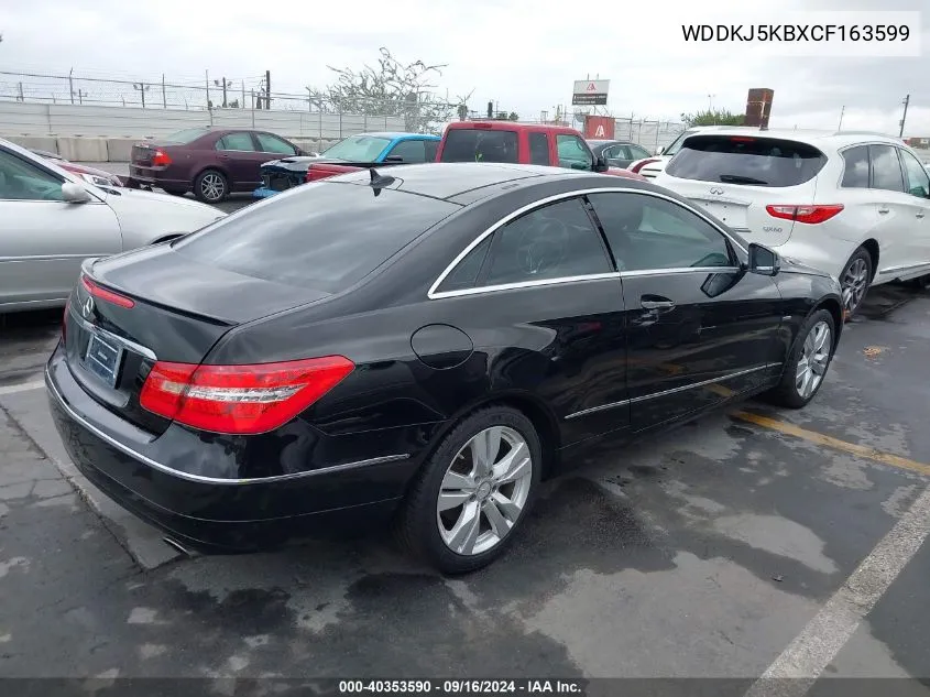 2012 Mercedes-Benz E 350 VIN: WDDKJ5KBXCF163599 Lot: 40353590