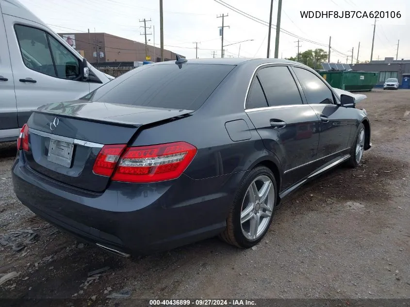 2012 Mercedes-Benz E 350 4Matic VIN: WDDHF8JB7CA620106 Lot: 40436899