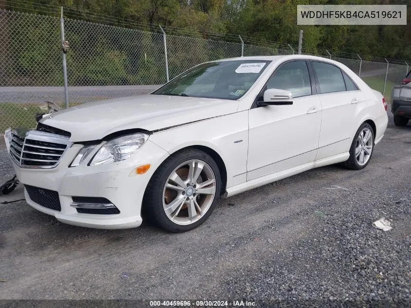 2012 Mercedes-Benz E 350 VIN: WDDHF5KB4CA519621 Lot: 40459696