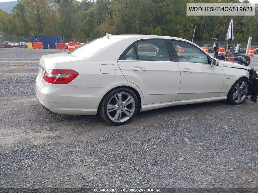 2012 Mercedes-Benz E 350 VIN: WDDHF5KB4CA519621 Lot: 40459696