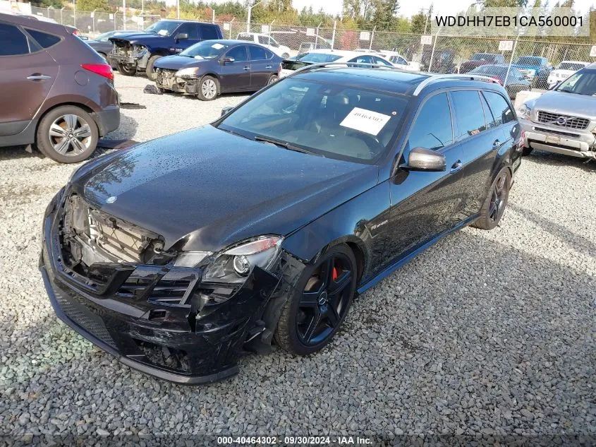 2012 Mercedes-Benz E 63 Amg VIN: WDDHH7EB1CA560001 Lot: 40464302