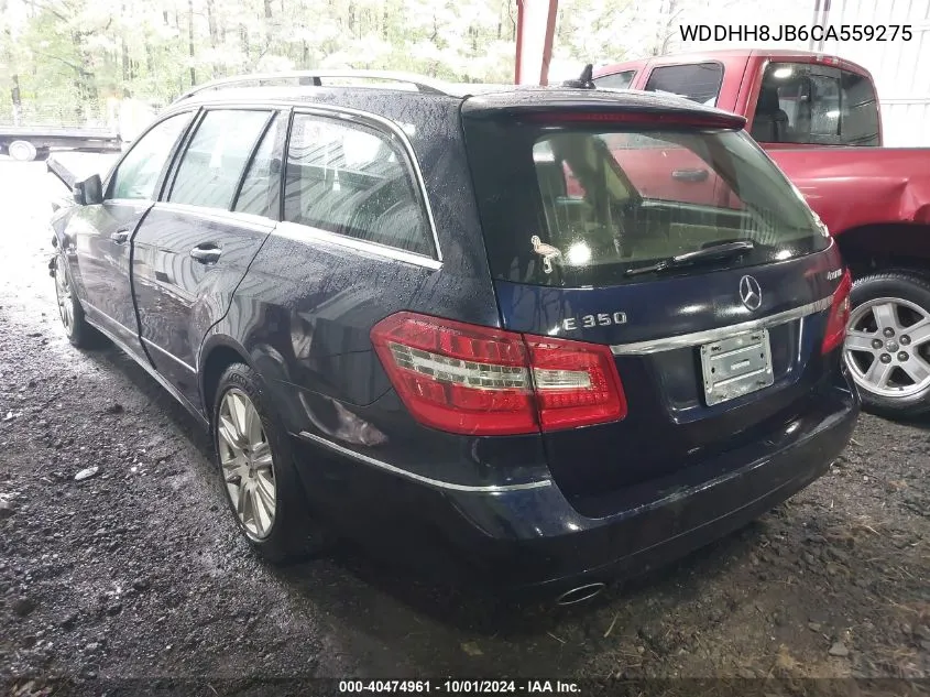 2012 Mercedes-Benz E 350 4Matic Wagon VIN: WDDHH8JB6CA559275 Lot: 40474961