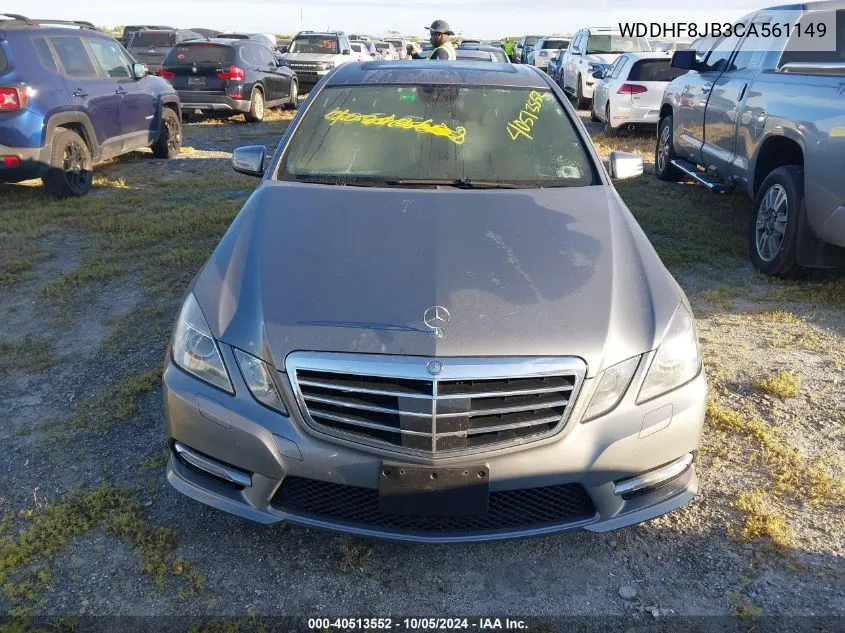 2012 Mercedes-Benz E 350 4Matic VIN: WDDHF8JB3CA561149 Lot: 40513552