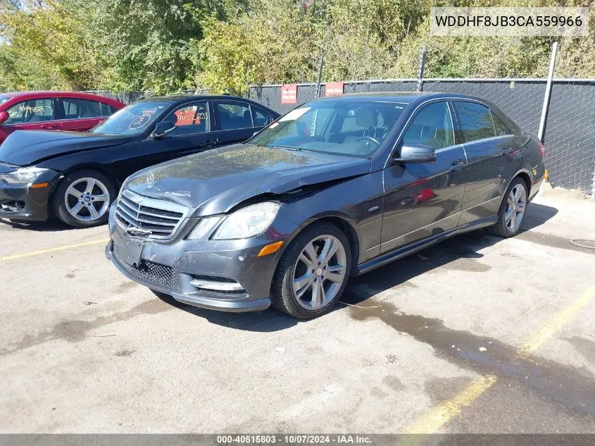 2012 Mercedes-Benz E 350 4Matic VIN: WDDHF8JB3CA559966 Lot: 40515803