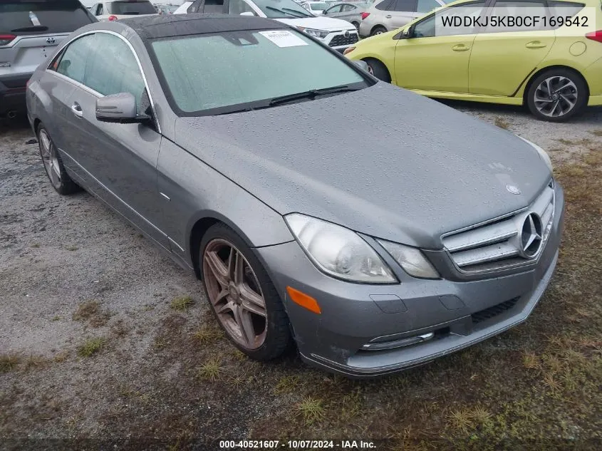 2012 Mercedes-Benz E 350 VIN: WDDKJ5KB0CF169542 Lot: 40521607