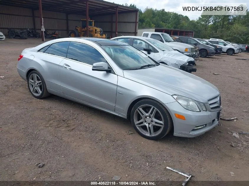 2012 Mercedes-Benz E 350 VIN: WDDKJ5KB4CF167583 Lot: 40522118