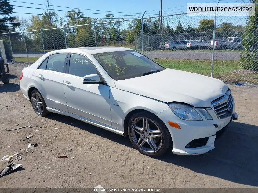 2012 Mercedes-Benz E 350 4Matic VIN: WDDHF8JB2CA654292 Lot: 40552397