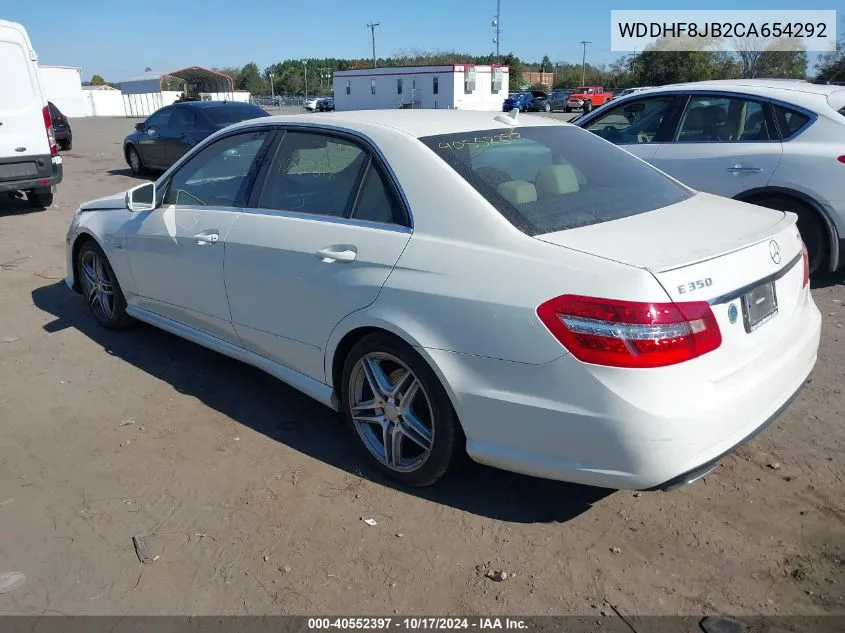 2012 Mercedes-Benz E 350 4Matic VIN: WDDHF8JB2CA654292 Lot: 40552397