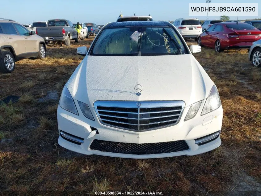 2012 Mercedes-Benz E 350 4Matic VIN: WDDHF8JB9CA601590 Lot: 40598534