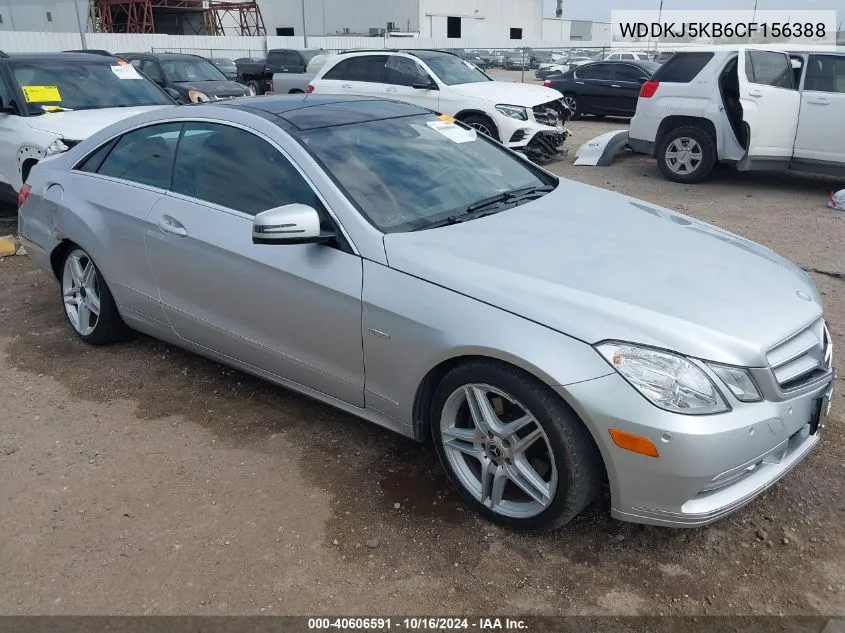 2012 Mercedes-Benz E 350 VIN: WDDKJ5KB6CF156388 Lot: 40606591