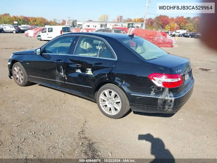 2012 Mercedes-Benz E 350 4Matic VIN: WDDHF8JB3CA529964 Lot: 40644875