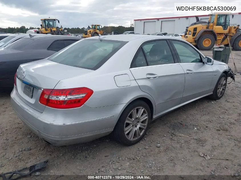 2012 Mercedes-Benz E 350 VIN: WDDHF5KB8CA530069 Lot: 40712378